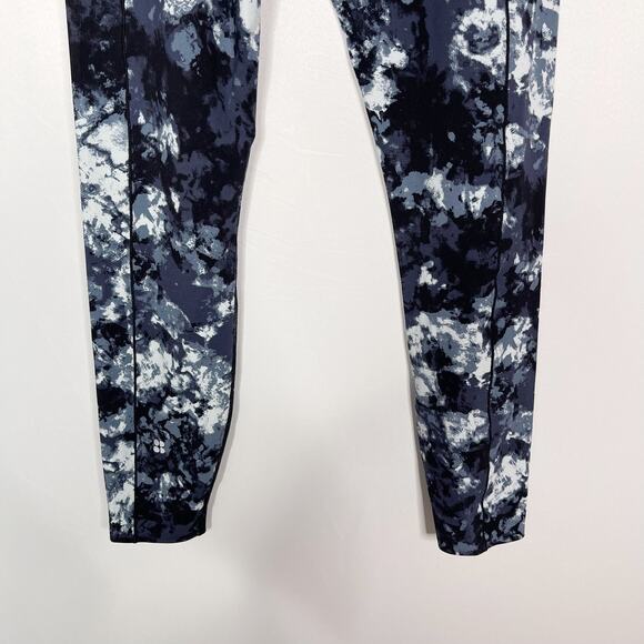 Sweaty Betty M Blue Texture Tie Dye Power Pocket High Waist Full Length Leggings - Picture 6 of 11
